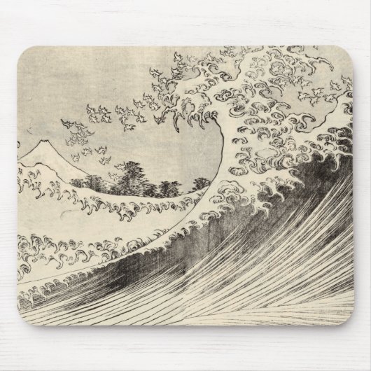 The Big Wave (door Katsushika Hokusai) Muismat (Voorkant)