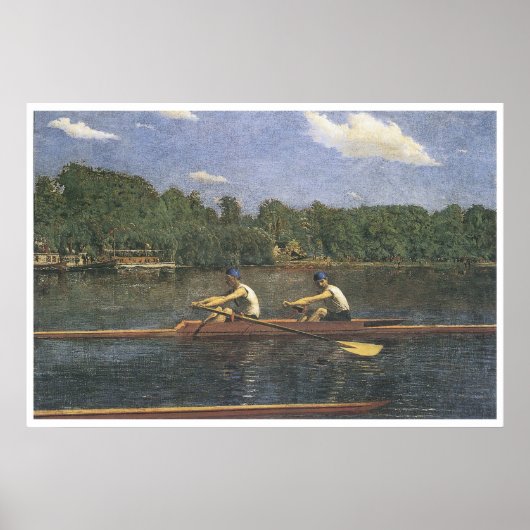 The Biglin Brothers Racing, 1873 Thomas Eakins Poster (Voorkant)