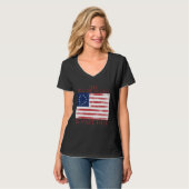 The Bill of Rights is Past Due 1776 U S Flag Const T-shirt (Voorkant volledig)