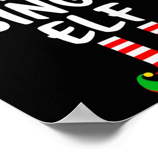 The Bingo Elf Matching Family Christmas  Poster (Hoek)