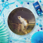 The Birdwatcher (door William Holbrook Beard) Papieren Bordje (Feest)