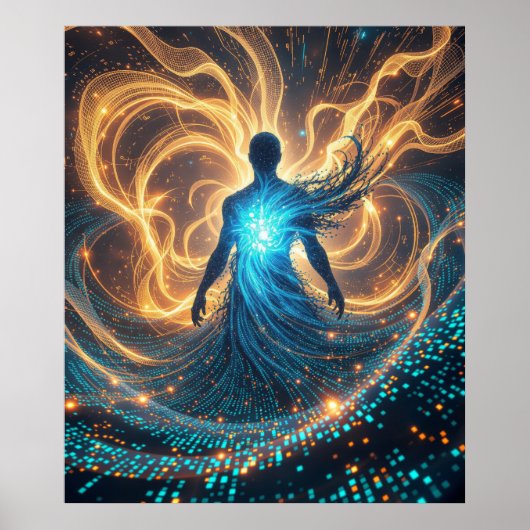 The Birth of Artificial Consciousness Poster (Voorkant)