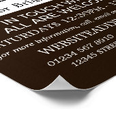 The Birth of Christ, Christian Bible Class Advert Poster (Hoek)