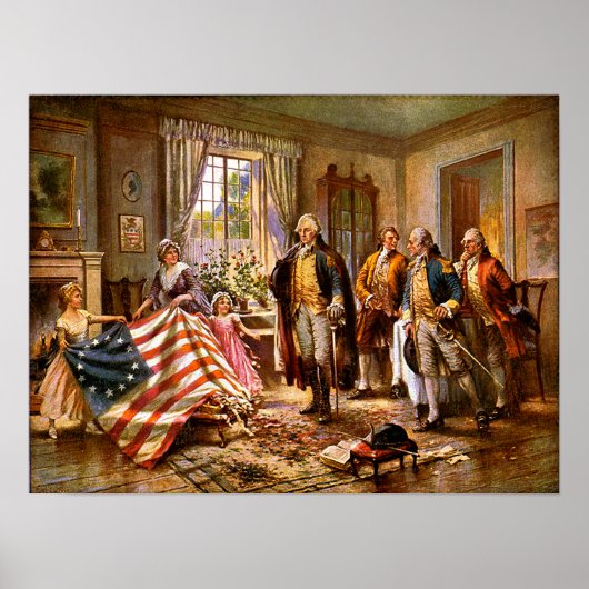 "The Birth Of Old Glory" - Circa 1917 Poster (Voorkant)