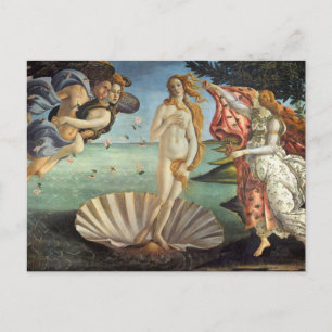 The Birth of Venus by Sandro Botticelli Briefkaart