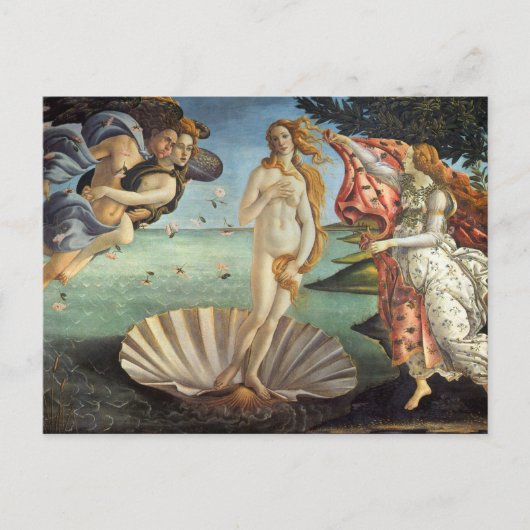 The Birth of Venus by Sandro Botticelli Briefkaart (Voorkant)