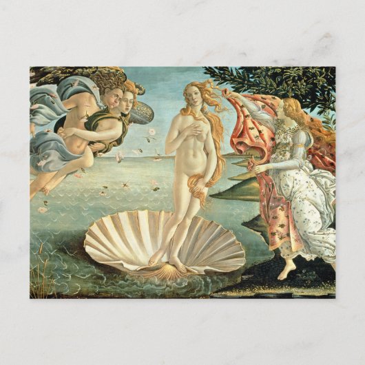 The Birth of Venus, c.1485 (tempera on canvas) Briefkaart (Voorkant)