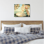 The Birth of Venus, c.1485 (tempera on canvas) Canvas Afdruk (Insitu (Slaapkamer))