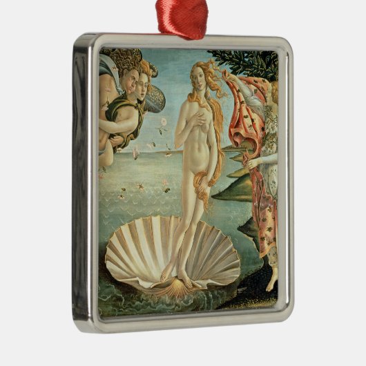The Birth of Venus, c.1485 (tempera on canvas) Metalen Ornament (Rechts)