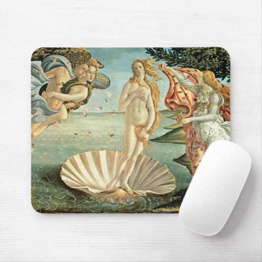 The Birth of Venus, c.1485 (tempera on canvas) Muismat (Met muis)