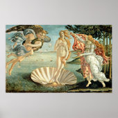 The Birth of Venus, c.1485 (tempera on canvas) Poster (Voorkant)