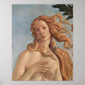 The Birth of Venus (detail) by Sandro Botticelli Poster (Voorkant)