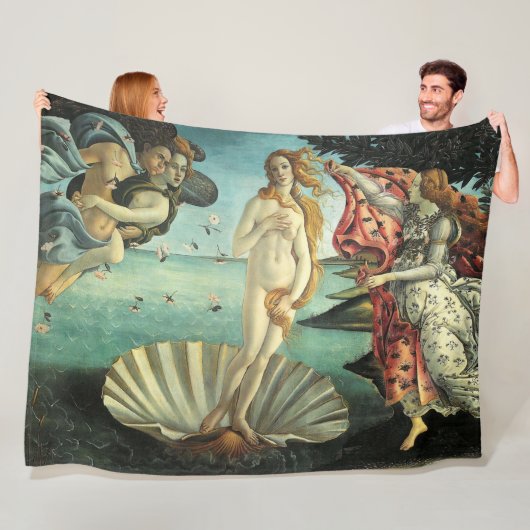 The Birth of Venus Fleece Deken (In situ)