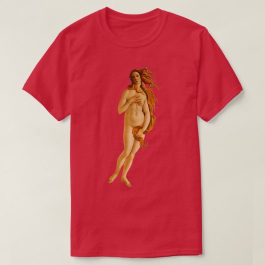 The Birth of Venus Sandro Botticelli 8 T-shirt (Design voorkant)