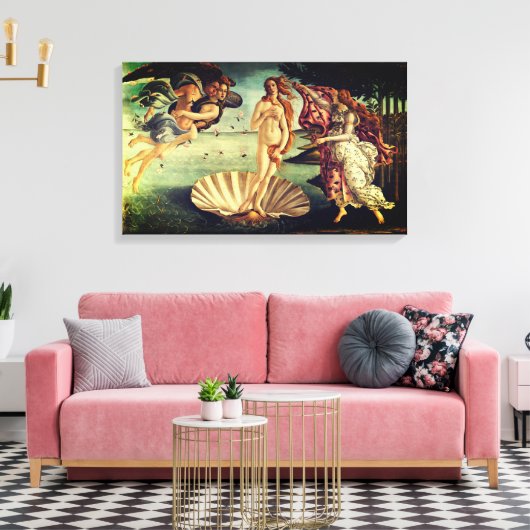 The Birth of Venus – Sandro Botticelli Leinwandd Canvas Afdruk (Insitu (Woonkamer))