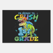 The Birthday Boy Monster Truck Matching Family Inpakpapier Vel (Voorkant 3)