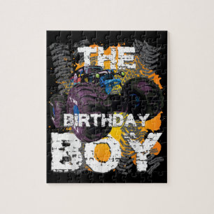 The Birthday Boy Monster Truck Matching Family Legpuzzel