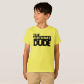 The Birthday Guy Baby T-Shirt (Voorkant volledig)