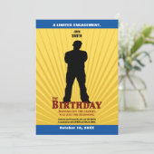The Birthday Movie Invitation (Boy) Kaart (Staand voorkant)