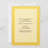 The Birthday Movie Invitation (Boy) Kaart (Achterkant)