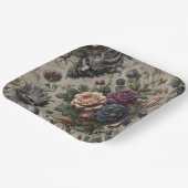 The Birthday Party – Gothic Victorian Floral  Papieren Bordje (Gebogen)