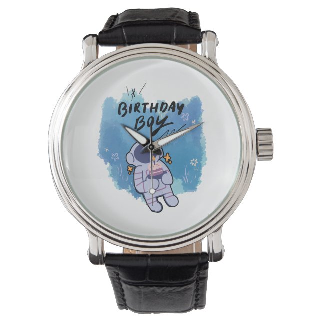 The Birthday Spaceman Horloge (Voorkant)