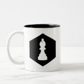 The Bishop Tweekleurige Koffiemok (Links)