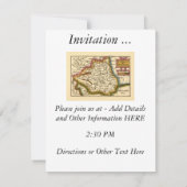 The Bishopprick of Durham County, Engeland Kaart b (Achterkant)