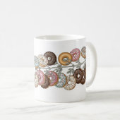 The bizarre artistic "doughnut sprig" cup koffiemok (Voorkant rechts)