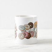 The bizarre artistic "doughnut sprig" cup koffiemok (Center)