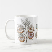 The bizarre artistic "doughnut sprig" cup koffiemok (Links)