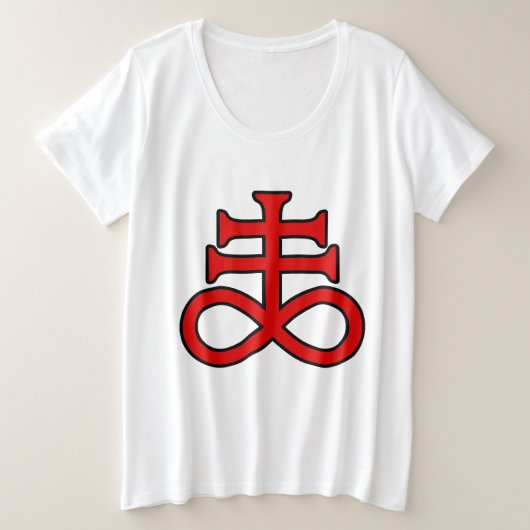 The Black Alchemist Cross Grote Maat T-shirt (Design voorkant)