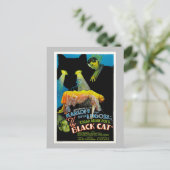 The Black Cat ( film poster) Briefkaart (Staand voorkant)