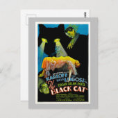 The Black Cat ( film poster) Briefkaart (Voorkant / Achterkant)