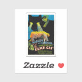 The Black Cat ( film poster) Sticker (Vel)