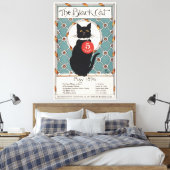 The black cat, May 1896 Canvas Afdruk (Insitu (Slaapkamer))