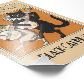 "The Black Cat" muziekposter Foto Afdruk (Hoek)