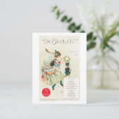 The Black Cat, oktober 1895,  kattenkunst Briefkaart (Staand voorkant)