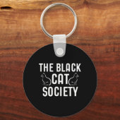 The Black Cat Society Cadeau Sleutelhanger (Voorkant)