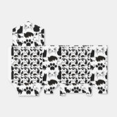 THE BLACK CATS PATTERNS FOR PETS LOVER BEDANKDOOSJES (Uitgevouwen)