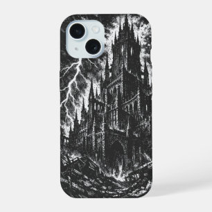 The Black Fortress van BurnsInHell iPhone 15 Case