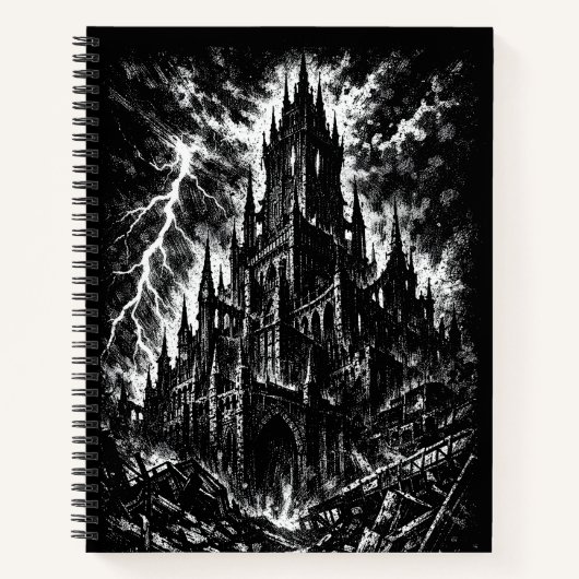 The Black Fortress van BurnsInHell Notitieboek (Voorkant)
