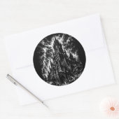 The Black Fortress van BurnsInHell Ronde Sticker (Envelop)