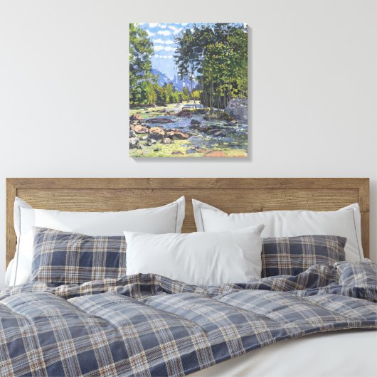 The Black Lutschina (door Ferdinand Hodler) Canvas Afdruk (Insitu (Slaapkamer))