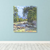 The Black Lutschina (door Ferdinand Hodler) Canvas Afdruk (Insitu (Houten vloer))