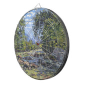 The Black Lutschina (door Ferdinand Hodler) Dartbord (Voorkant Rechts)