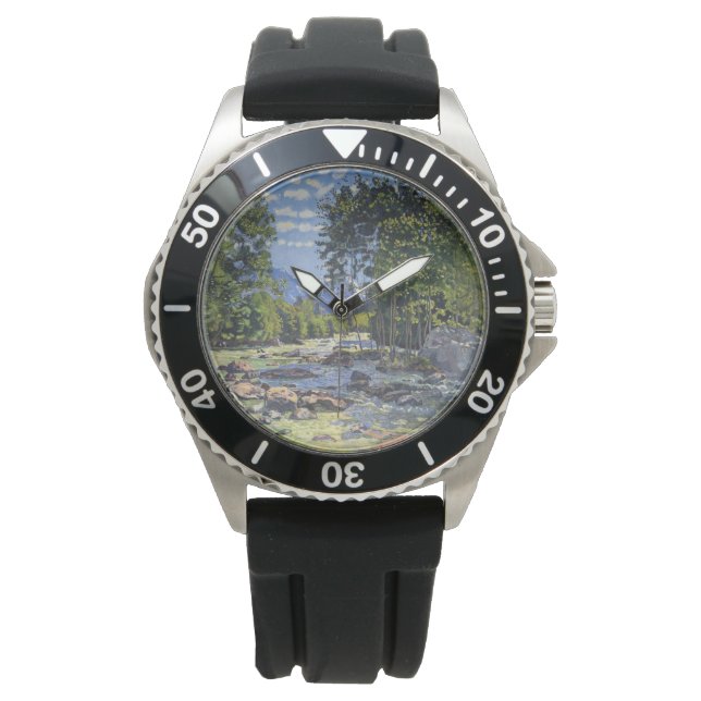 The Black Lutschina (door Ferdinand Hodler) Horloge (Voorkant)