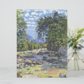 The Black Lutschina (door Ferdinand Hodler) Kaart (Staand voorkant)