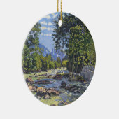 The Black Lutschina (door Ferdinand Hodler) Keramisch Ornament (Rechts)