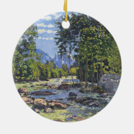 The Black Lutschina (door Ferdinand Hodler) Keramisch Ornament